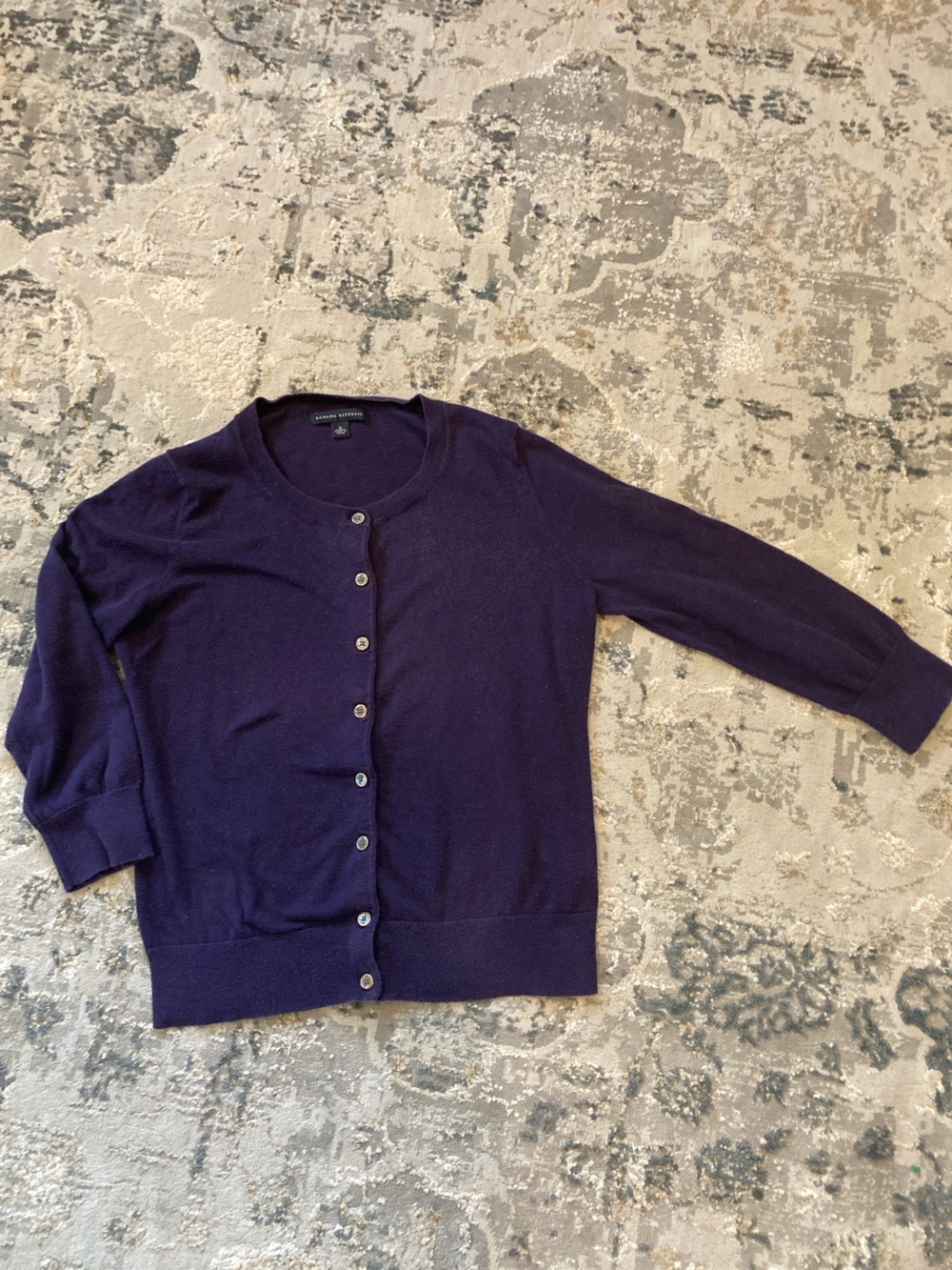 Banana Republic Deep Plum Purple Knit Top